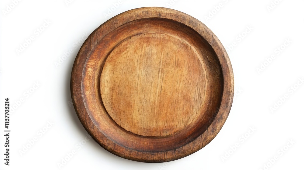 Rustic Wooden Plate for Elegant Dining Rustic Wooden Plate for Elegant Dining