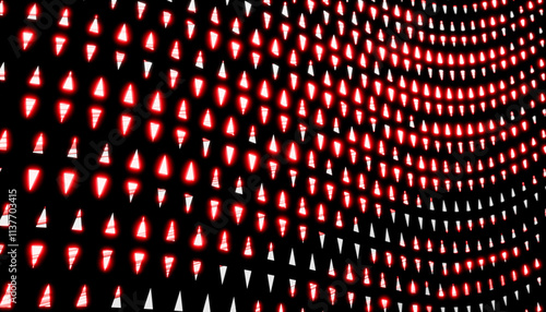 Abstract 3D Render with Ethereum Theme and Vibrant Waves