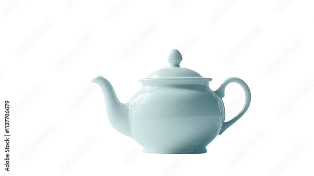 Elegant Classic White Teapot with Lid Perfect for Afternoon Tea Sessions and Decorative Kitchen Display. Elegant Classic White Teapot with Lid Perfect for Afternoon Tea Sessions and Decorative Kitchen Display.