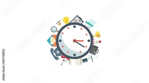clock icon animation
