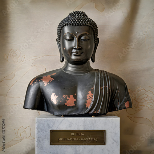 Serenity in Bronze: The Buddha Bust
