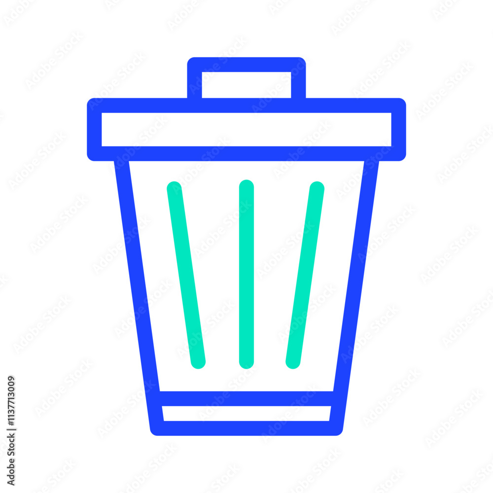Trash Vector Icon Design Illustration Trash Vector Icon Design Illustration