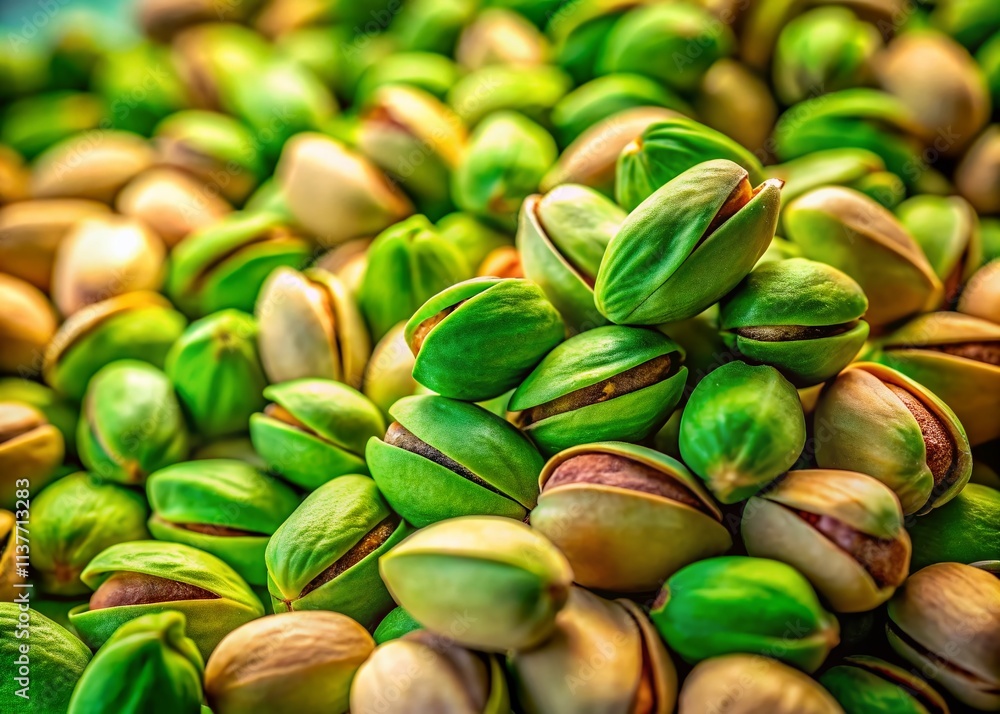 Tilt-Shift Miniature Pistachio Nuts: Close-up Macro Photography, Green Nuts, Shell, Heap, Snack Food Tilt-Shift Miniature Pistachio Nuts: Close-up Macro Photography, Green Nuts, Shell, Heap, Snack Food