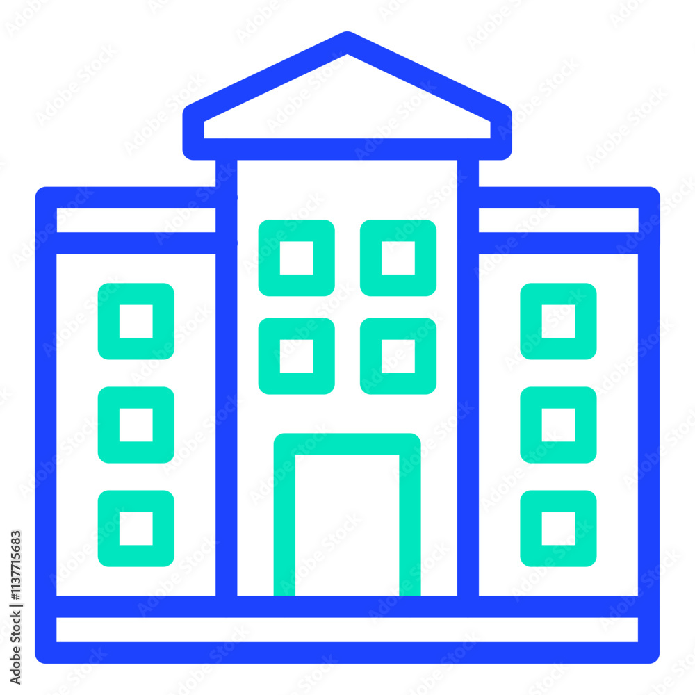 Hall Vector Icon Design Illustration Hall Vector Icon Design Illustration