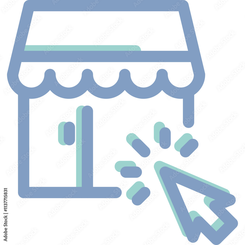 Simple vector icon store building
Simple vector icon store building