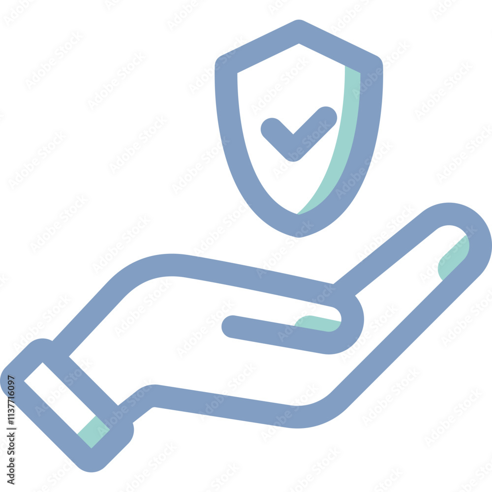 Simple vector icon help, insurance Simple vector icon help, insurance