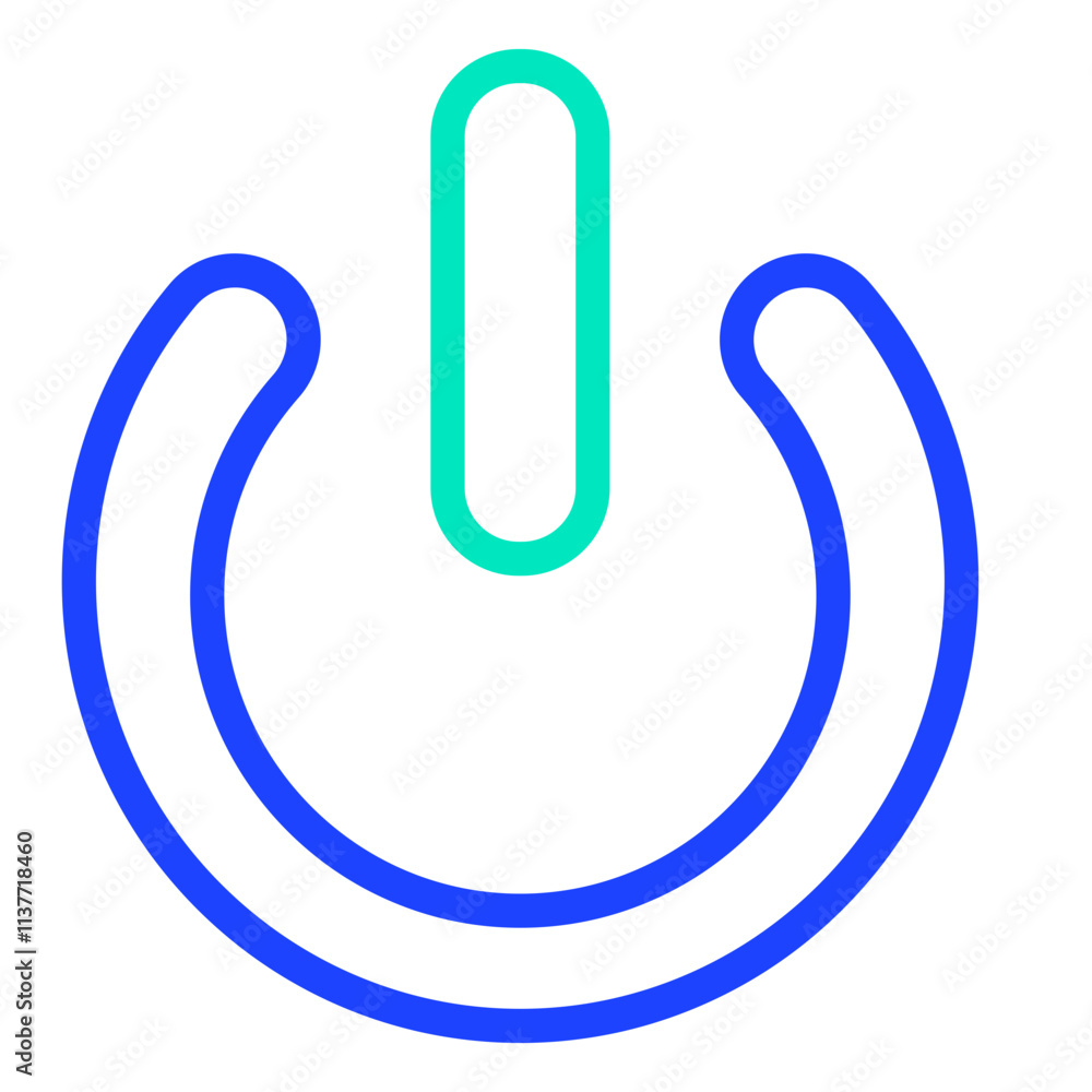 Power Vector Icon Design Illustration Power Vector Icon Design Illustration