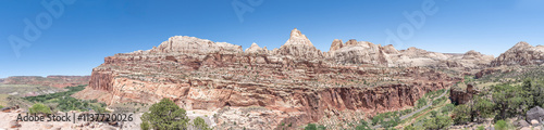Wallpaper Mural Panorama Capitol Reef National Park from the top of the Cohab Canyon Trail, Utah, USA Torontodigital.ca