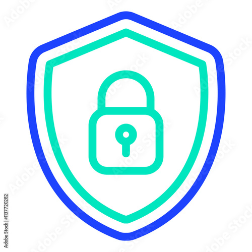 Cyber security Vector Icon Design Illustration