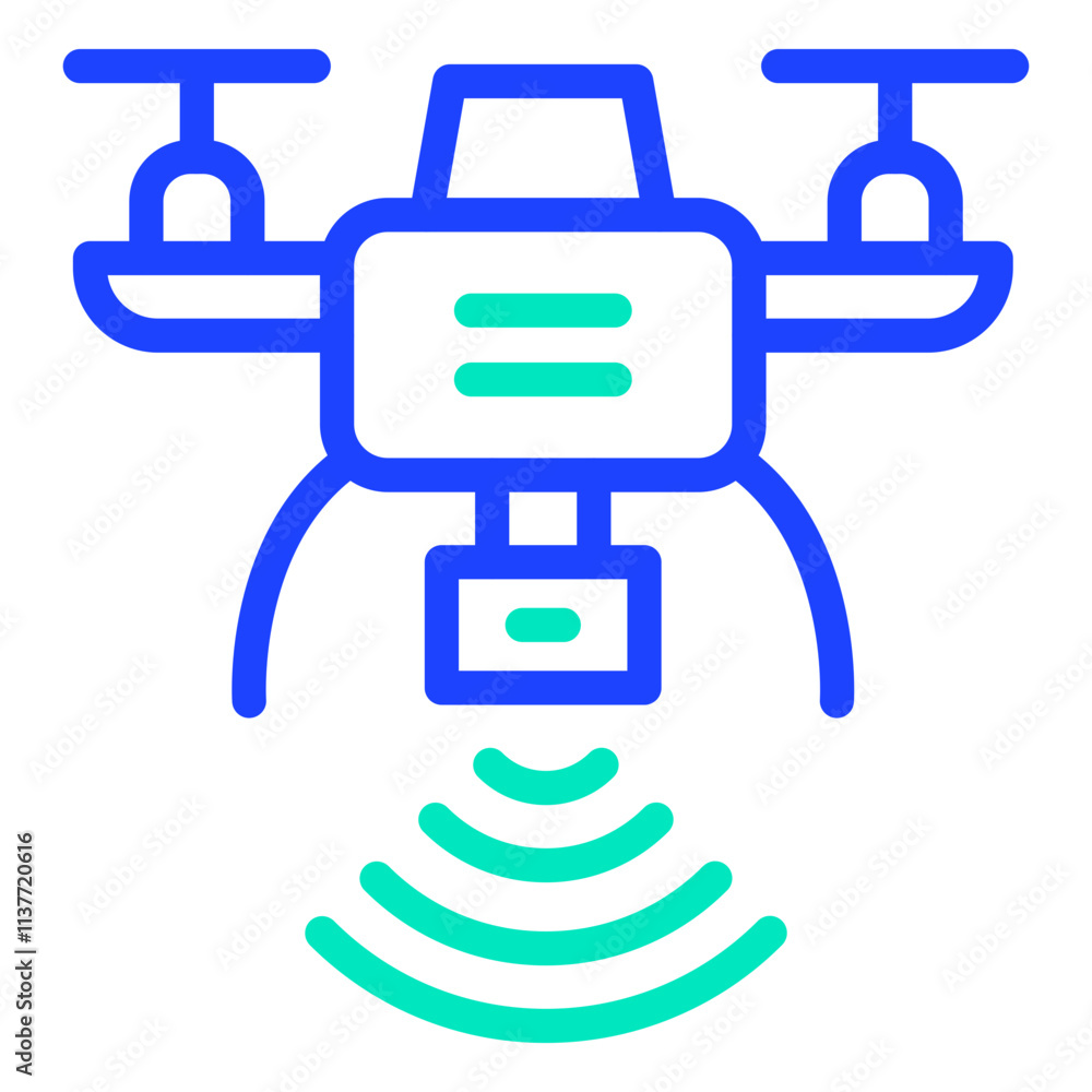 Drone Vector Icon Design Illustration Drone Vector Icon Design Illustration