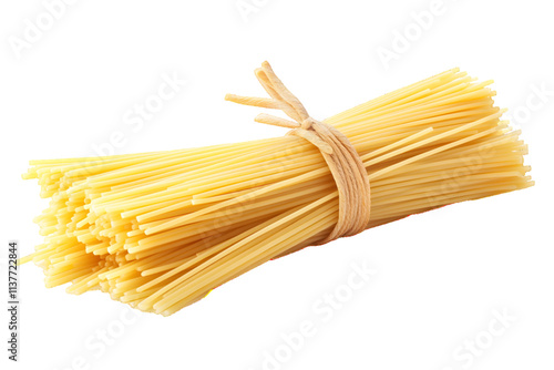 Spaghetti, pasta isolated on white or transparent  background



