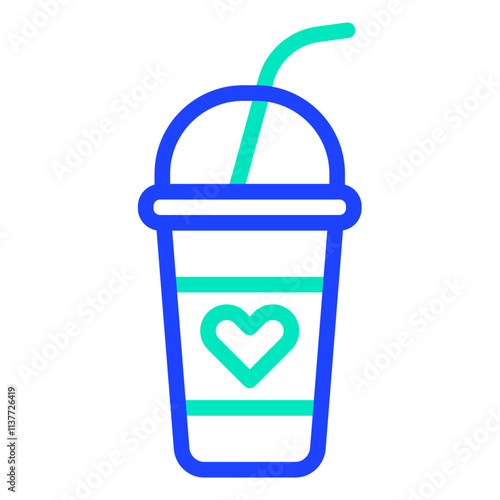 Frappe Vector Icon Design Illustration