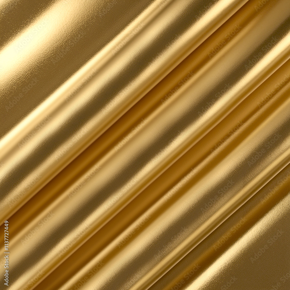Obraz premium Gold textured background with diagonal folds