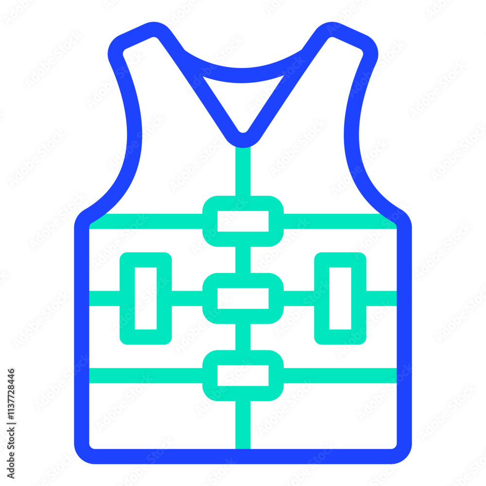 Life jacket Vector Icon Design Illustration Life jacket Vector Icon Design Illustration