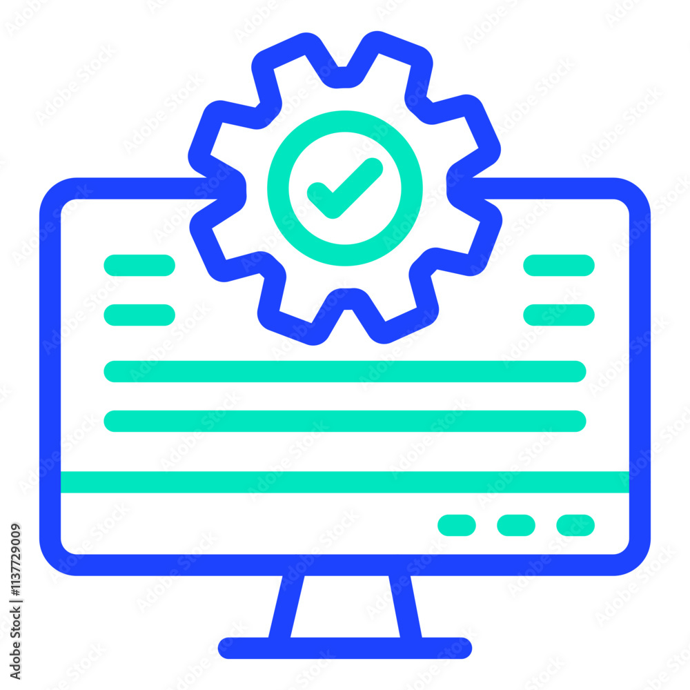 Testing Vector Icon Design Illustration Testing Vector Icon Design Illustration