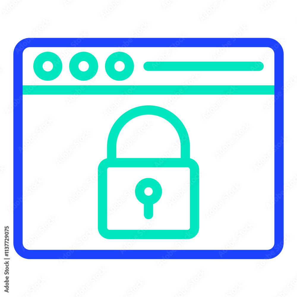 Data security Vector Icon Design Illustration Data security Vector Icon Design Illustration