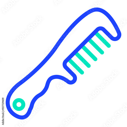 Hair comb Vector Icon Design Illustration