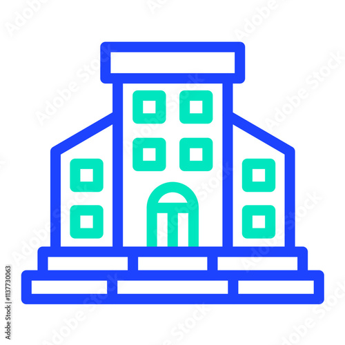Condo Vector Icon Design Illustration