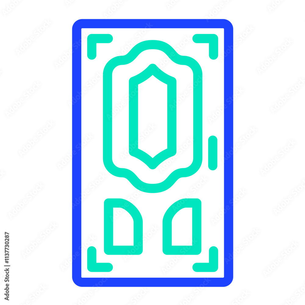 Door Vector Icon Design Illustration Door Vector Icon Design Illustration