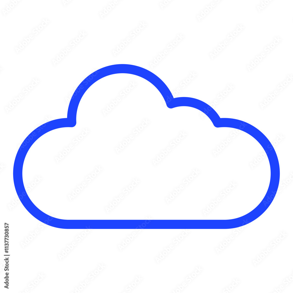 Cloud Vector Icon Design Illustration Cloud Vector Icon Design Illustration