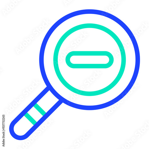 Zoom out Vector Icon Design Illustration