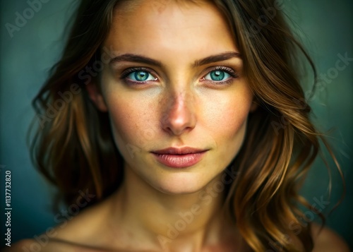 Natural Beauty: Woman Without Makeup,  Portrait Photography, Skincare, Fresh Face, Minimalist Makeup,  Au Naturel,  Radiant Skin
