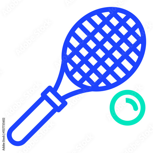 Racket Vector Icon Design Illustration