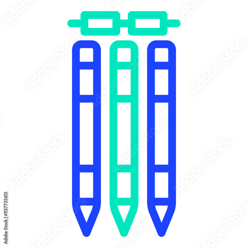 Wickets Vector Icon Design Illustration