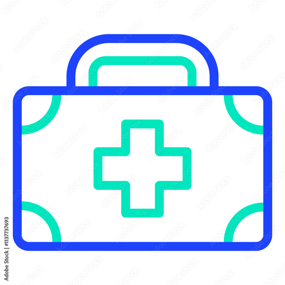 First aid kit Vector Icon Design Illustration First aid kit Vector Icon Design Illustration