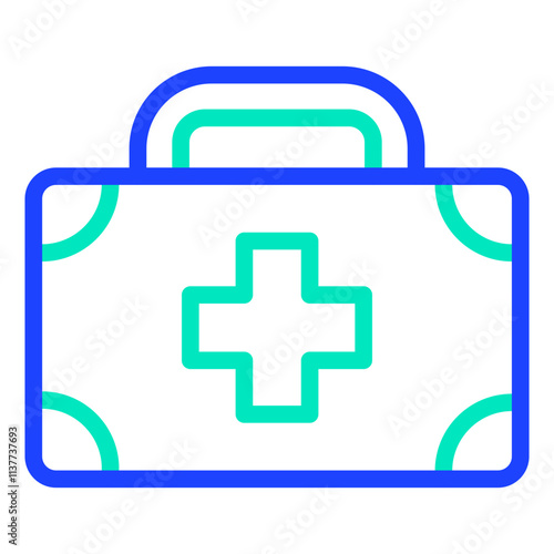 First aid kit Vector Icon Design Illustration