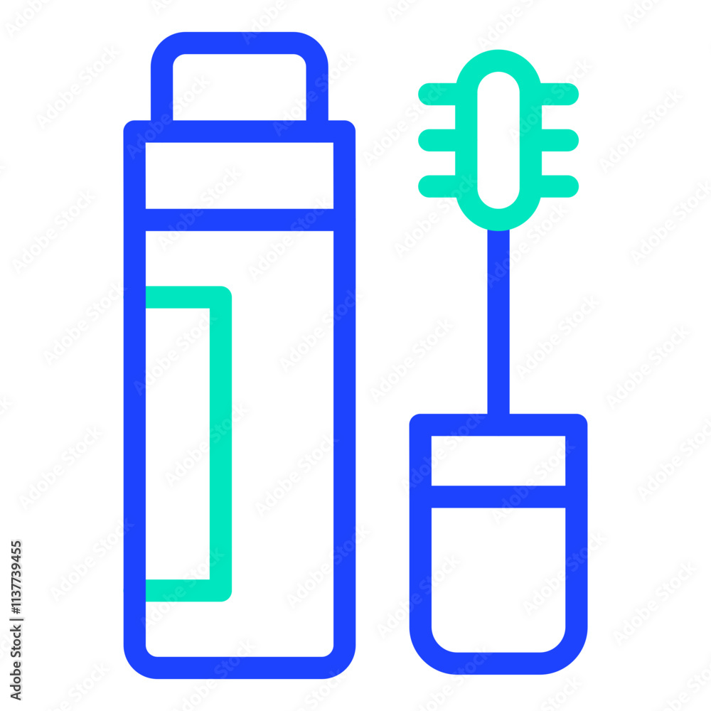 Mascara Vector Icon Design Illustration Mascara Vector Icon Design Illustration