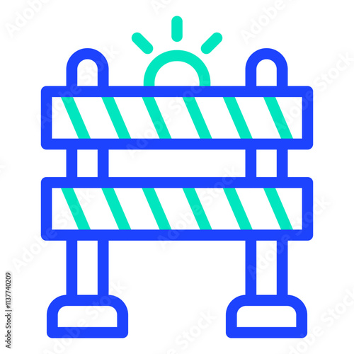 Barrier Vector Icon Design Illustration