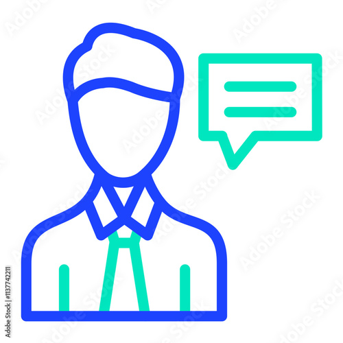 Advisor Vector Icon Design Illustration