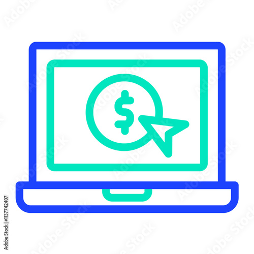 Pay per click Vector Icon Design Illustration