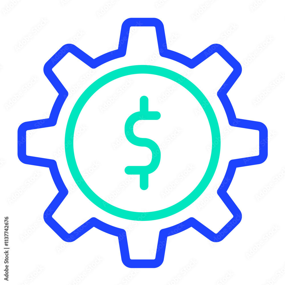 Cog wheel Vector Icon Design Illustration Cog wheel Vector Icon Design Illustration