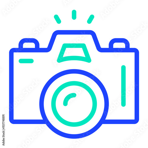 Camera Vector Icon Design Illustration