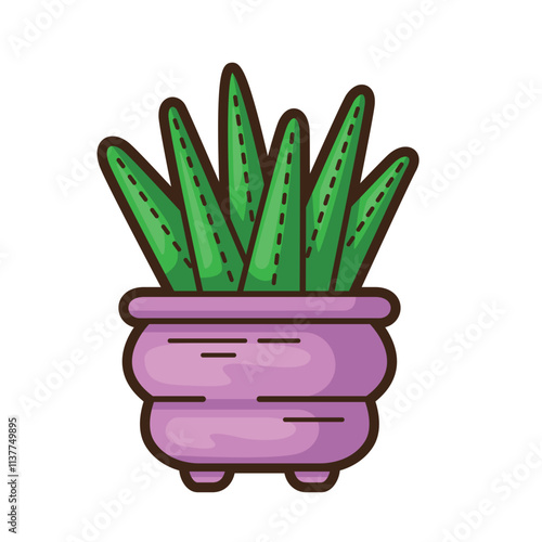 Cactus icon. Perfect for nature themed designs, gardening blogs, and interior decor concepts in need of a touch of whimsy
