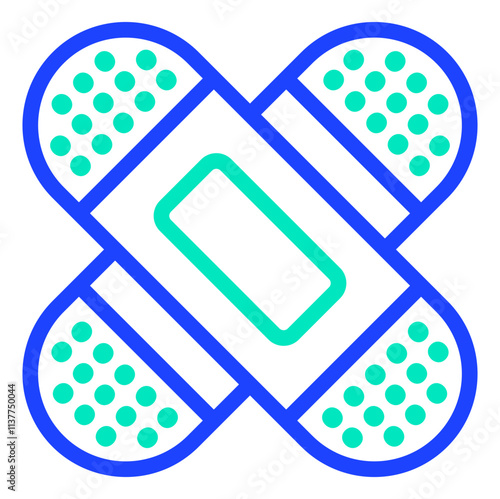 Band Aid Vector Icon Design Illustration