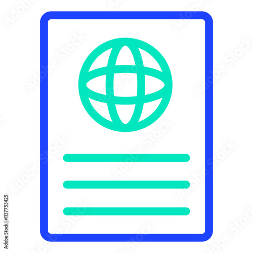 Citizenship Vector Icon Design Illustration