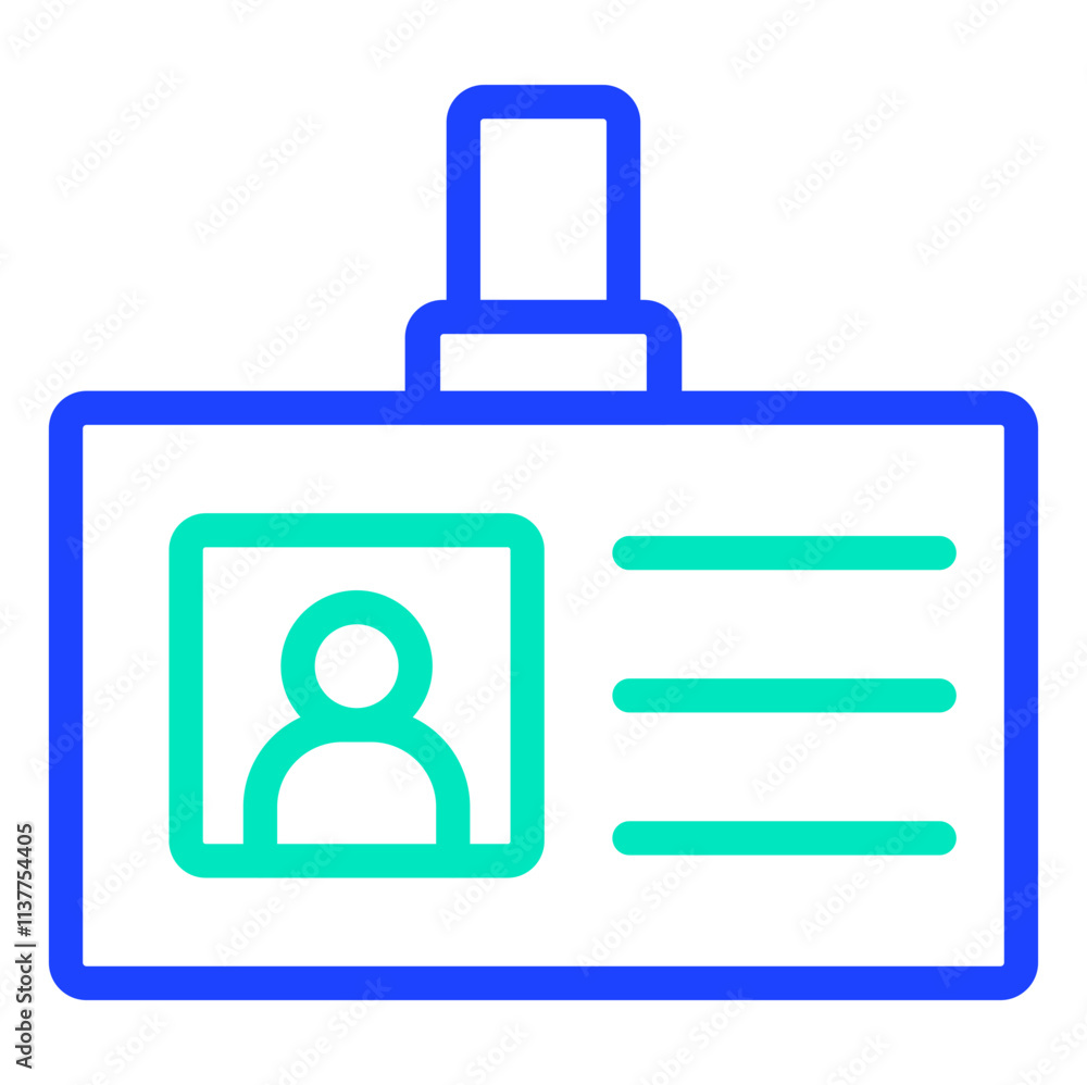 Id Card Vector Icon Design Illustration Id Card Vector Icon Design Illustration