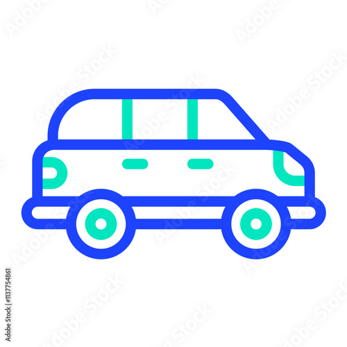 Automobile Vector Icon Design Illustration