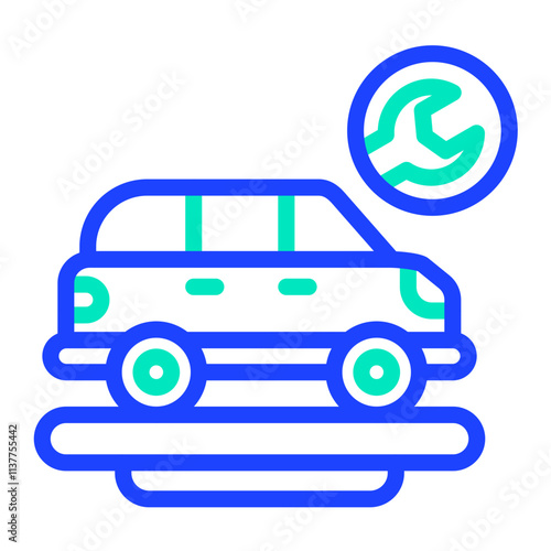 Car repair Vector Icon Design Illustration