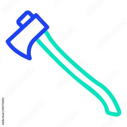 Axe Vector Icon Design Illustration