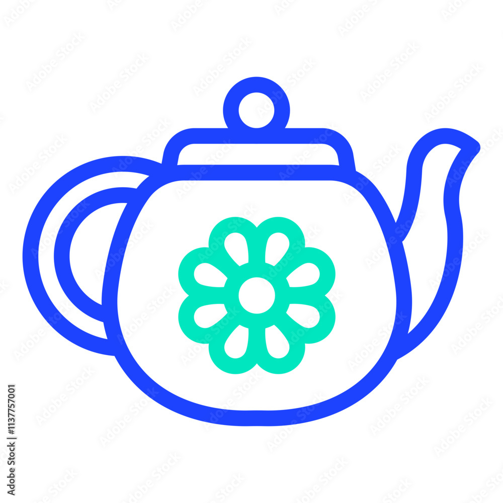 Obraz premium Teapot Vector Icon Design Illustration