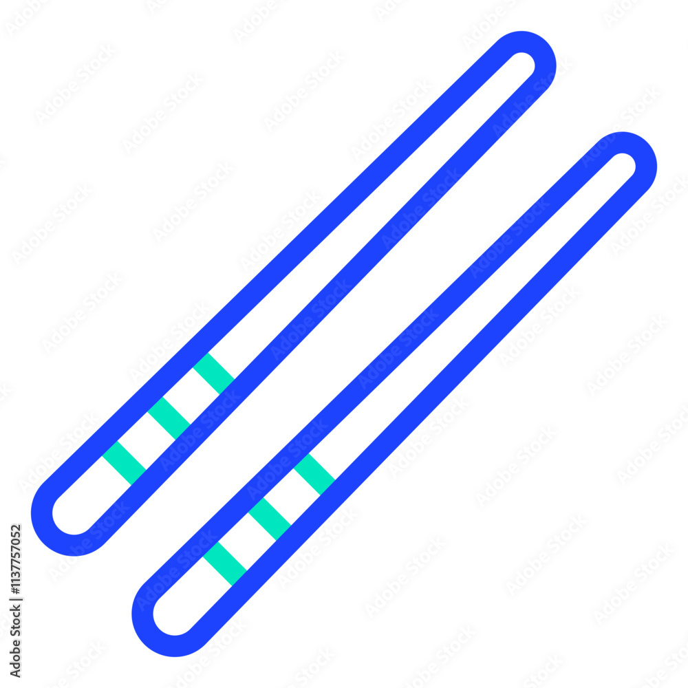 Chopsticks Vector Icon Design Illustration Chopsticks Vector Icon Design Illustration