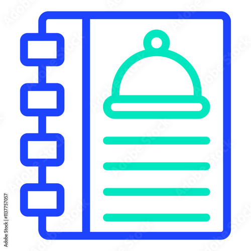 Cookbook Vector Icon Design Illustration