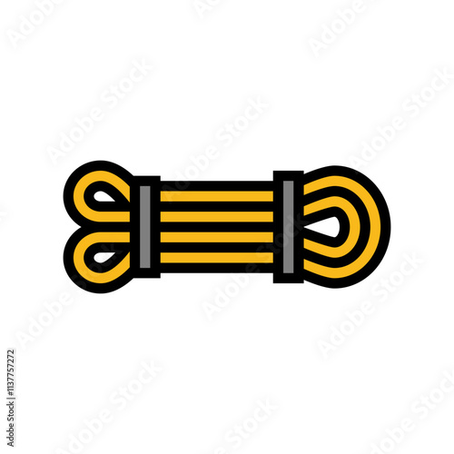 resistance band fitness tool color icon vector. resistance band fitness tool sign. isolated symbol illustration