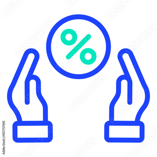 Smart Contract Vector Icon Design Illustration
