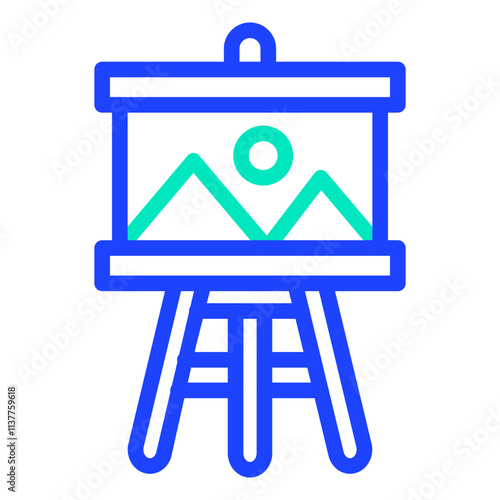 Painting Vector Icon Design Illustration