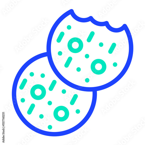 Cookies Vector Icon Design Illustration